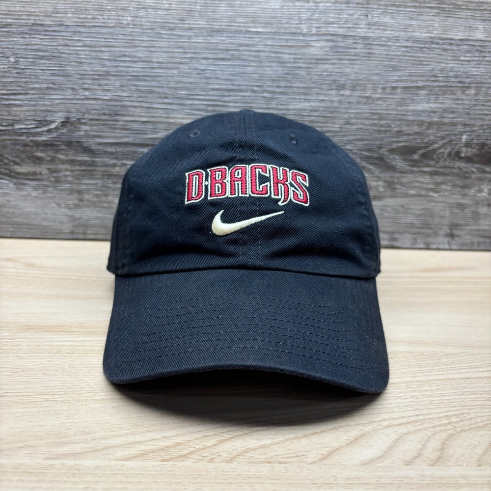Arizona Diamondbacks Hat Cap Strap Back Black D-Backs MLB Baseball Nike